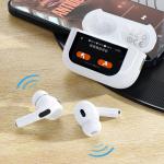 Casti wireless Dudao U19 TWS, Bluetooth 5.3, 300 mAh, Display LED, USB-C, Alb 6 - lerato.ro