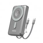 Baterie externa Dudao K29 10000mAh, 20W, USB-C, Lightning, Wireless, Gri 2 - lerato.ro