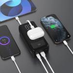 Baterie externa Dudao K15MAX 30000mAh, 22.5W, Cablu incorporat, 1xUSB, 1xUSB-C, Lightning, Negru 8 - lerato.ro