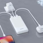Baterie externa Dudao K10 10000mAh, 2.4A, 2 x USB-A, Alb 7 - lerato.ro