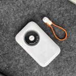 Baterie externa Dudao K21 Mini 10000mAh, 22.5W, USB-A, USB-C, Bej 3 - lerato.ro
