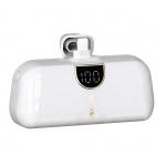 Baterie externa Dudao K20SL 5000mAh, Lightning, USB-C, Alb 2 - lerato.ro