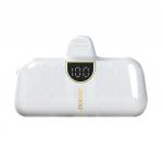 Baterie externa Dudao K20SL 5000mAh, Lightning, USB-C, Alb 3 - lerato.ro