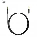 Cablu audio Dudao L12S, 2x Jack 3.5mm tata, 1m, Negru 2 - lerato.ro