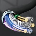 Cablu audio Dudao L12S, 2x Jack 3.5mm tata, 1m, Negru 3 - lerato.ro