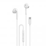 Casti audio cu microfon Dudao X3C, In-ear, Control pe fir, USB-C, Lungime cablu 1.2m, Alb 2 - lerato.ro