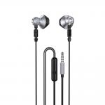 Casti audio Dudao X2C, In-ear, Control pe fir, Jack 3.5mm, Lungime cablu 1.2m, Gri 2 - lerato.ro