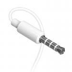 Casti audio Dudao X10S, In-ear, Control pe fir, Jack 3.5mm, Lungime cablu 1m, Alb 3 - lerato.ro