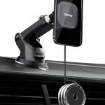 Suport auto magnetic cu brat telescopic Dudao F6 Max, Dashboard / Windshiel Mount, Negru 5 - lerato.ro