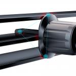 Suport auto Dudao F5 Pro, Air Vent Mount, Negru 11 - lerato.ro