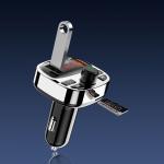 Transmitator auto FM multifunctional tip T Dudao R2PRO Plus, 25W, WMA, MP3, 2x USB, 1x Card TF, Bluetooth 5.3, RGB, Negru / Argintiu 6 - lerato.ro