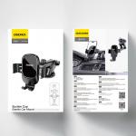 Suport auto Dudao F5N Plus, Air Vent Mount, Rotire 360 grade, Negru 8 - lerato.ro