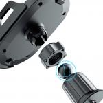 Suport auto Dudao F2 Plus, Air Vent Mount, Ajustabil, Negru 3 - lerato.ro