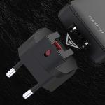 Incarcator retea Dudao A65Q, 1xUSB-A, 1xUSB-C, 65W, 3A, Negru 4 - lerato.ro