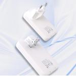 Incarcator retea Dudao A65Q, 1xUSB-A, 1xUSB-C, 65W, 3A, Alb 9 - lerato.ro