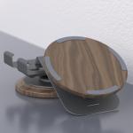 Stand birou Dudao F17M, Rotire 360 grade, Ajustabil, Gri 8 - lerato.ro