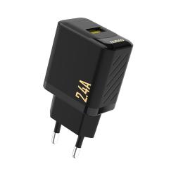 Incarcator retea Dudao A23, 2.4A, 1xUSB-A, Fast Charging, Negru