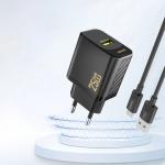 Incarcator retea Dudao A27S, 25W, 1xUSB-A, Fast Charging, Negru 3 - lerato.ro