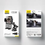 Suport auto Dudao F19, Dashboard / Windshield / Air Vent Mount, Incarcare Wireless 15W, Negru 6 - lerato.ro