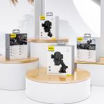 Suport auto Dudao F2N Plus, Dashboard / Windshield Mount, Rotire 360 grade, Negru 3 - lerato.ro