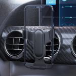 Suport auto Dudao F7s, Air Vent Mount, Rotire 360 grade, Black 9 - lerato.ro