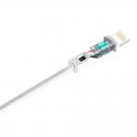 Cablu pentru incarcare si transfer de date Dudao L4L, USB la Lightning, 2.4A, 1m, Alb 13 - lerato.ro