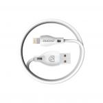 Cablu pentru incarcare si transfer de date Dudao L4L, USB la Lightning, 2.4A, 1m, Alb 4 - lerato.ro