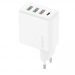 Incarcator retea Dudao A5HEU, 3x USB-A, 1x USB-C, Power Delivery 20W, Quick Charge 3.0, Alb 2 - lerato.ro