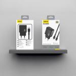 Incarcator retea Dudao A27PCEU, USB-C, Power Delivery 30W, Cablu USB-C la USB-C inclus, Negru 7 - lerato.ro
