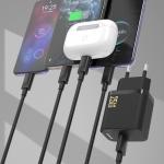 Incarcator retea Dudao A27STEU, USB-A, Power Delivery 25W, Cablu USB-A la USB-C inclus, Negru 3 - lerato.ro