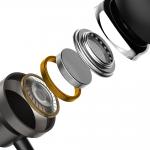 Casti audio Dudao X10 Pro, In-ear, Control pe fir, Jack 3.5mm, Lungime cablu 1.2m, Negru 4 - lerato.ro