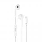 Casti audio cu microfon Dudao X14 Plus, In-ear, Control pe fir, Lightning, Lungime cablu 1.2m, Alb 2 - lerato.ro