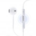 Casti audio cu microfon Dudao X14 Plus, In-ear, Control pe fir, Lightning, Lungime cablu 1.2m, Alb 4 - lerato.ro