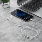 Casti audio cu microfon Dudao X14 Plus, In-ear, Control pe fir, Lightning, Lungime cablu 1.2m, Alb 7 - lerato.ro