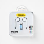 Casti audio cu microfon Dudao X14 Plus, In-ear, Control pe fir, Lightning, Lungime cablu 1.2m, Alb 9 - lerato.ro
