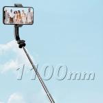 Selfie stick cu trepied si telecomanda bluetooth Dudao F18S pentru telefon, Reglabil, 1.1m, Negru 5 - lerato.ro