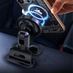 Suport auto Dudao F25, Dashboard / Windshield Mount, Compatibil MagSafe, Rotire 360 grade, Negru 6 - lerato.ro