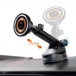 Suport auto Dudao F24MAX Plus, Dashboard Mount, Compatibil MagSafe, Rotire 360 grade, Incarcare Wireless 15W, Negru 13 - lerato.ro