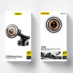 Suport auto Dudao F24MAX Plus, Dashboard Mount, Compatibil MagSafe, Rotire 360 grade, Incarcare Wireless 15W, Negru 14 - lerato.ro