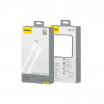 Cablu pentru incarcare si transfer de date Dudao L2sL, USB/Lightning, 6A, 1.2m, Alb 3 - lerato.ro