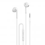 Casti audio cu microfon Dudao X3, In-ear, Control pe fir, Jack 3.5mm, Lungime cablu 1.2m, Alb 2 - lerato.ro