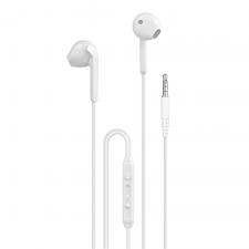 Casti audio cu microfon Dudao X3, In-ear, Control pe fir, Jack 3.5mm, Lungime cablu 1.2m, Alb