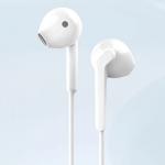 Casti audio cu microfon Dudao X3, In-ear, Control pe fir, Jack 3.5mm, Lungime cablu 1.2m, Alb 3 - lerato.ro