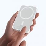 Baterie externa portabila Dudao K26, 10000 mAh, 20W, 1x USB-C, 1x USB-A, MagSafe Charging 15W, Quick Charging, Alb 6 - lerato.ro