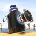 Boxa portabila wireless Dudao Y22, 80W, Bluetooth 5.3, 8000 mAh, Autonomie 8h, Iluminare RGB, IPX5, Negru 8 - lerato.ro