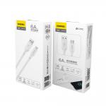 Cablu pentru incarcare si transfer de date Dudao L2SM, USB la Micro-USB, 6A, 1.2m, Alb 4 - lerato.ro
