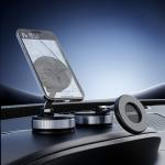 Suport magnetic Dudao F24PRO, Dashboard / Windshield Mount, Compatibil MagSafe, Rotire 360 grade, Negru 8 - lerato.ro