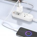 Incarcator retea Dudao A26TEU, 25W, 1xUSB-C, 1xUSB-A, Quick Charging, Alb 3 - lerato.ro