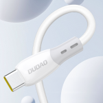 Cablu pentru incarcare si transfer de date Dudao L25SX, USB-C/Lightning, 30W, 2m, Alb 7 - lerato.ro