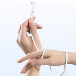 Cablu pentru incarcare si transfer de date Dudao L25SX, USB-C/Lightning, 30W, 2m, Alb 8 - lerato.ro